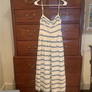 Mara Hoffman Blue and White Striped Dress